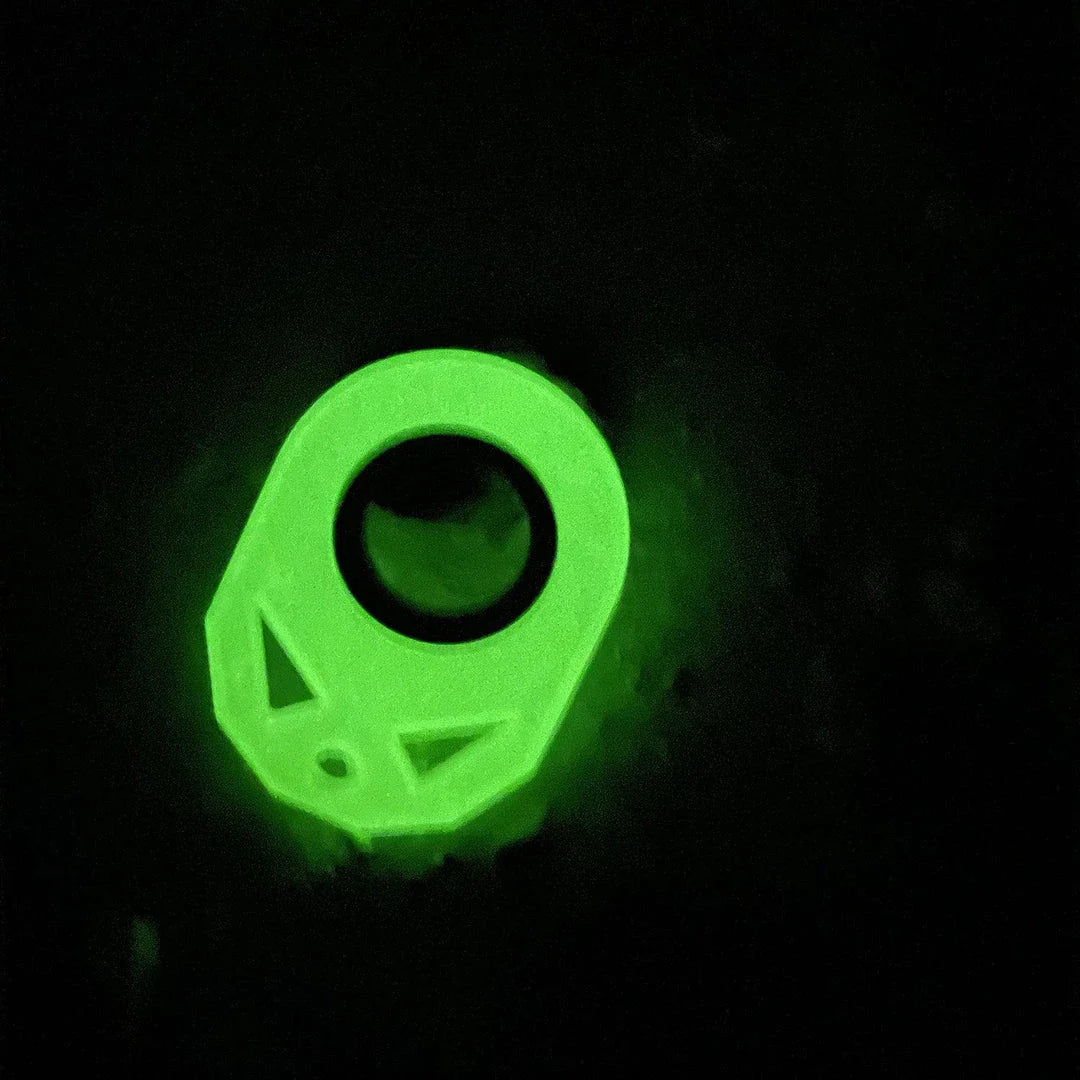 Creative fidget spinner keychain with bottle opener, available in various colours for stress relief and focus improvement