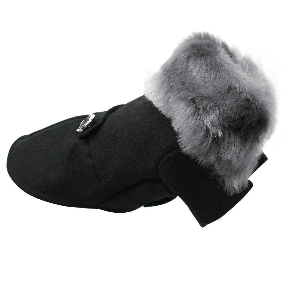 Cosy Woollen Dog Jacket for British Pups - Premium Wool Construction, Tailored Fit, and Sophisticated Style