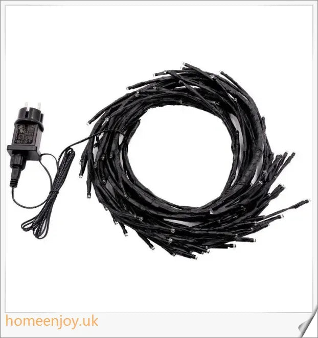 Enchanting willow tree vine lights with twinkling LED bulbs, creating a warm, ambient glow for festive home decor
