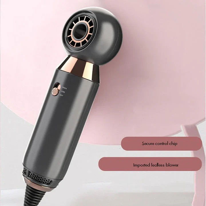 800W Leafless Hair Dryer with Negative Ion Technology for Smooth, Shiny Hair