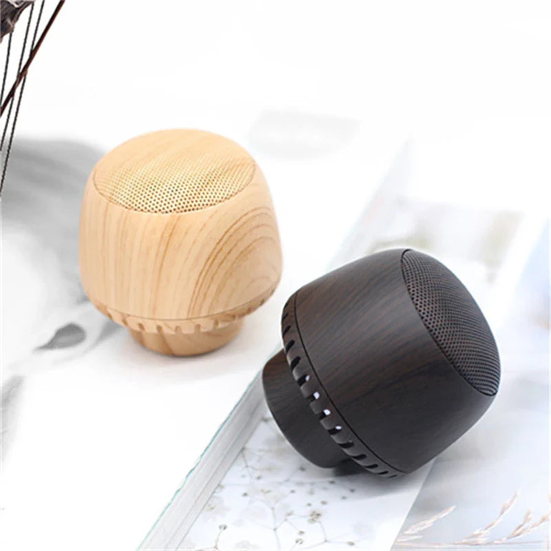 Compact wireless Bluetooth speaker with mushroom-inspired bionic design and night light function