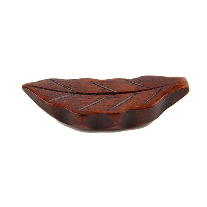 Pair of natural chestnut wood chopsticks with a rustic, earthy tone and elegant design