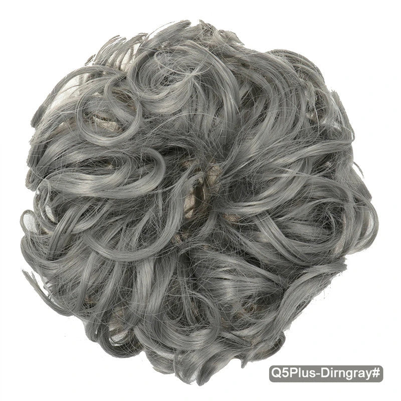 Messy Chignon Donut Hair Bun Pad in Fawn Brown colour, a versatile hair accessory that creates a stylish and effortless bun hairstyle.