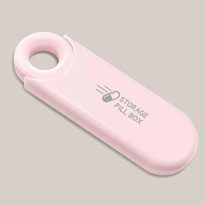 Compact 3-Section Pill Organiser with USB Drive - A sleek and practical solution for managing your daily medication on the go.