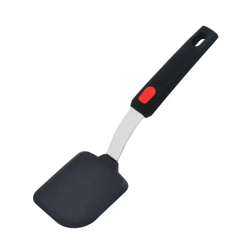 High-performance silicone spatula with stainless steel core for durable, heat-resistant cooking