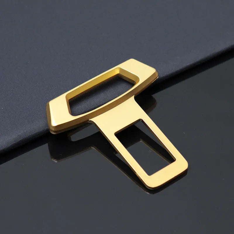 Metal car interior silencer insert in matte black, gold, and silver colours for noise reduction between vehicle components