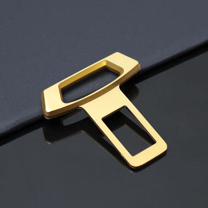Metal car interior silencer insert in matte black, gold, and silver colours for noise reduction between vehicle components