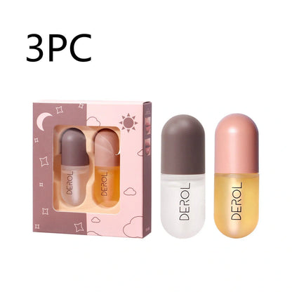 Day Night Instant Volume Lip Plumper Oil in light yellow for hydrated, plump lips