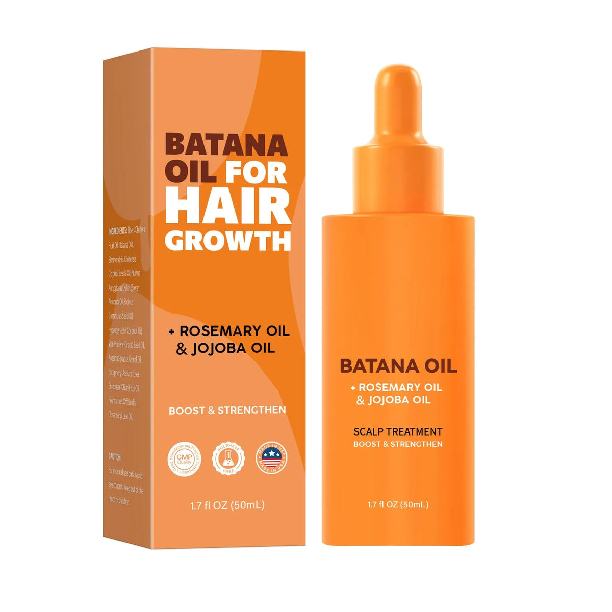 White bottle of Batana Supple Hair Repair Dry hair oil treatment, 60ml