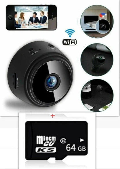 A9 Magnetic Suction Security Camera with HD 1080P and infrared night vision