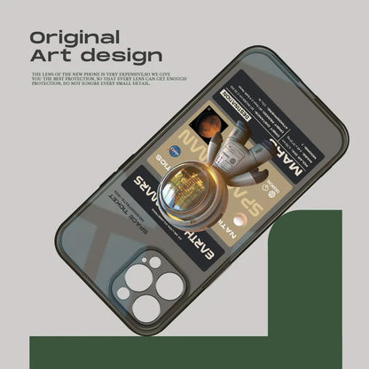 Black TPU iPhone case for Apple models showing front and back views