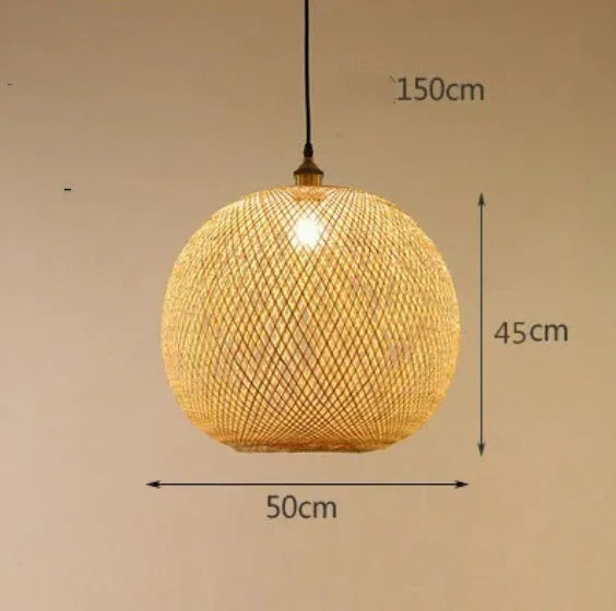 Pastoral style chandelier available in diameters from 20cm to 55cm with three-head configuration options