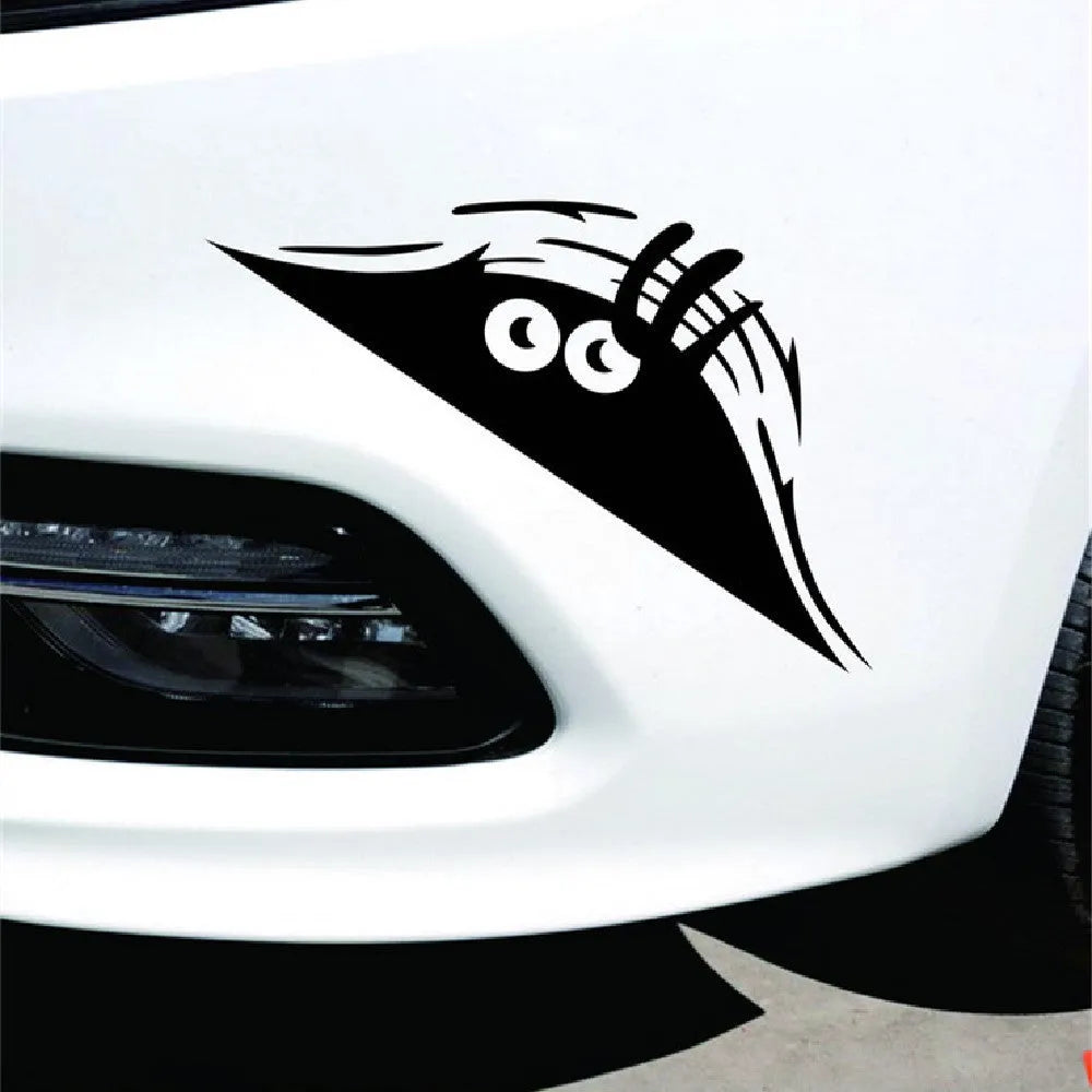 Set of four large self-adhesive body stickers showing smiley and angry face designs on skin.