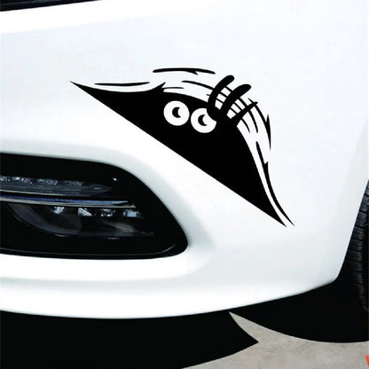 Set of four large self-adhesive body stickers showing smiley and angry face designs on skin.