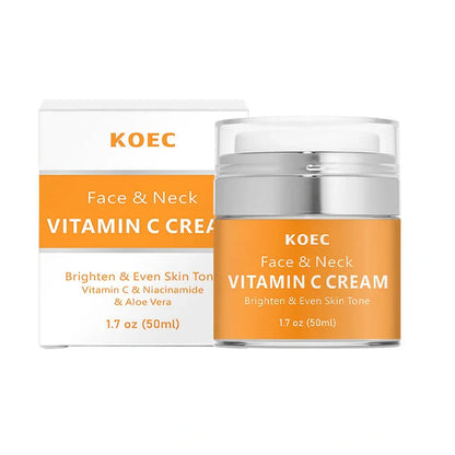 KOEC Retinol Neck Cream 50g container for moisturising and reducing fine lines on neck