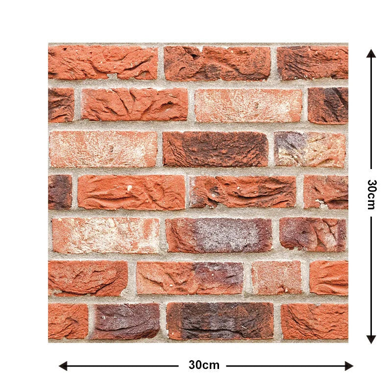 Moisture-proof brick wallpaper sticker for kitchen and bathroom walls