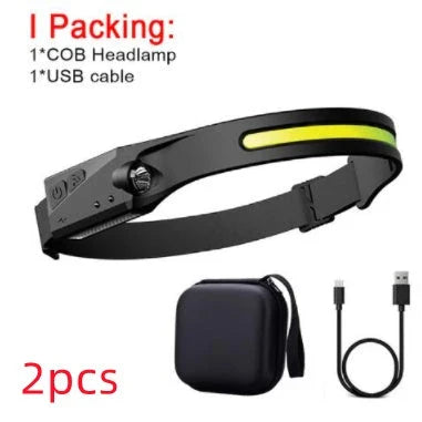A versatile LED headlamp with a wide-angle beam, long-range side lighting, and hands-free operation for outdoor adventures