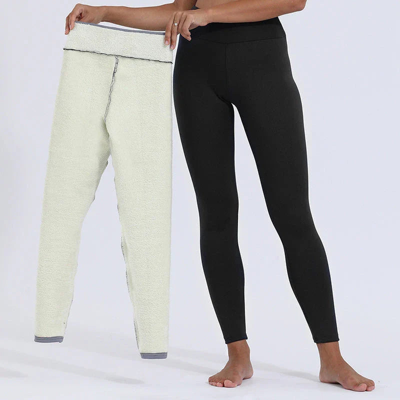 Cozy stretch leggings in a variety of stylish colors, featuring a warm, high-quality fabric blend and a flattering, high-stretch design.