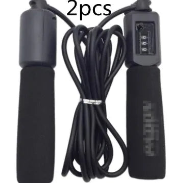 Adjustable 3 metre fitness skipping rope with foam handles in multiple colour options