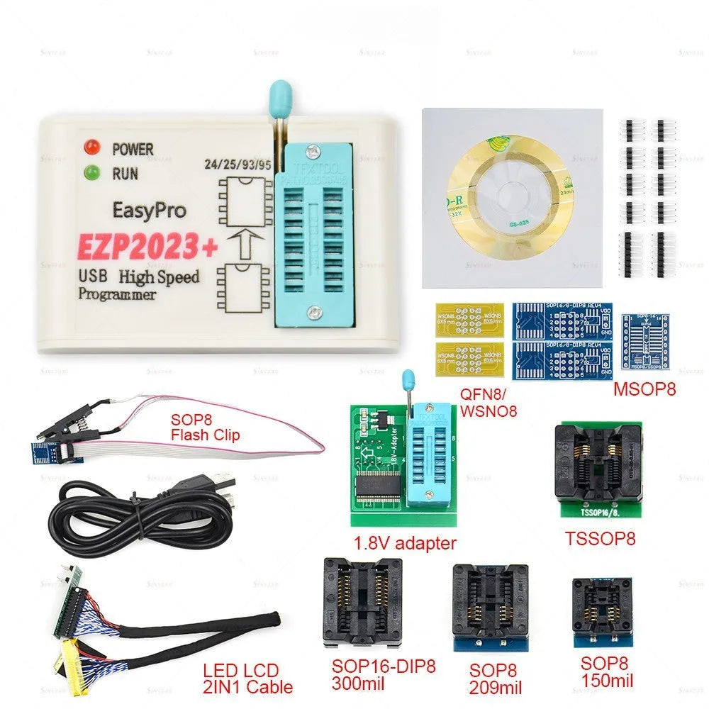 EZP2023 USB programmer for SPI FLASH and EEPROM with 12Mbps USB 2.0 and offline replication