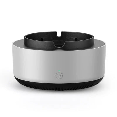Innovative air purifying ashtray with powerful fan and negative ion release for cleaner, fresher indoor environments