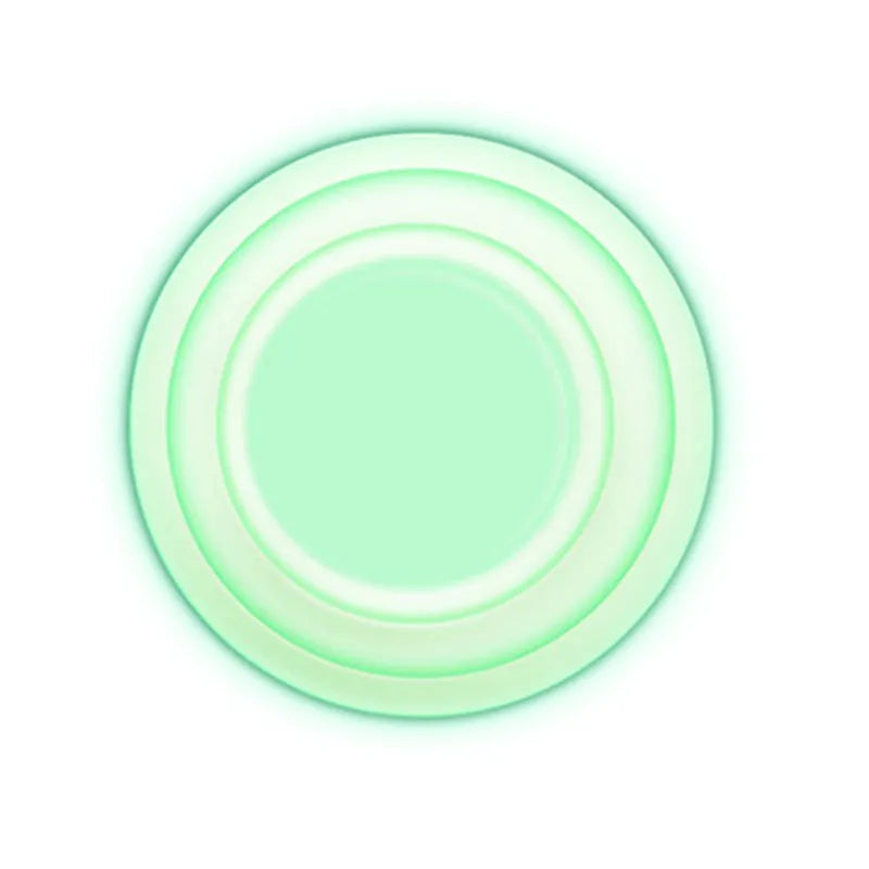 Silicone car door edge protector pads in black and luminous colours, 20mm diameter