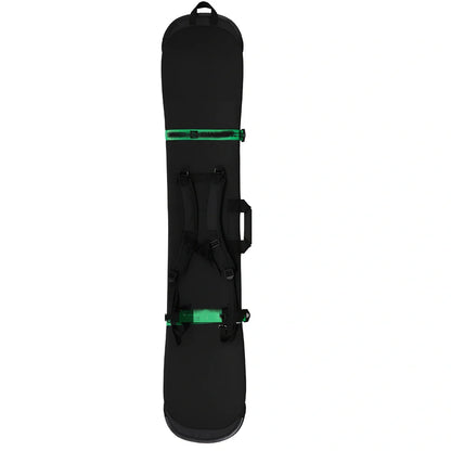 Dumpling Skin snowboard protective bag with colour ribbons and SBR diving material construction