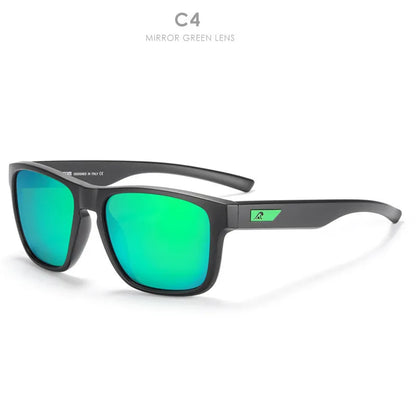 Men's polarised sunglasses with TAC lenses and PC frame in a selection of colours for outdoor use.