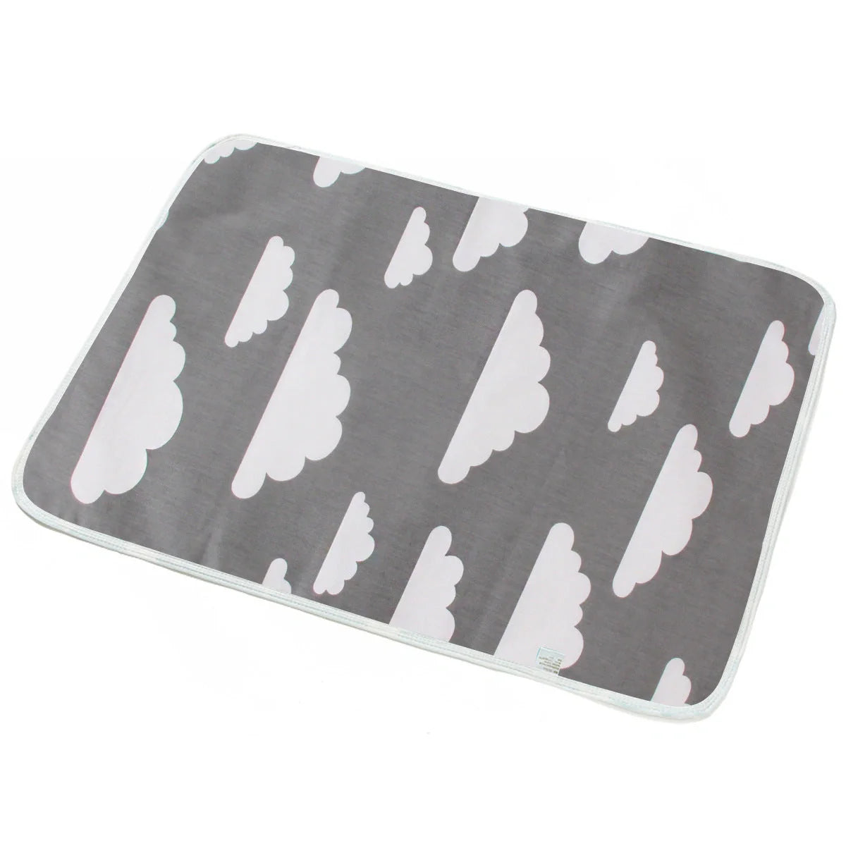 Breathable cotton cartoon waterproof baby changing pad with various patterns