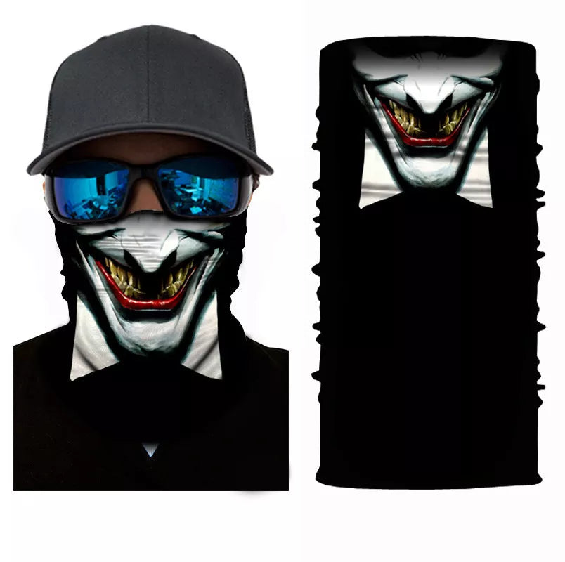 Graffiti pattern multifunctional magic headband for outdoor activities
