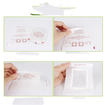 10-pack nourishing foot patches for fatigue relief foot care treatment