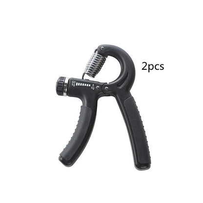 Adjustable hand grips with customizable resistance for strength training and grip development
