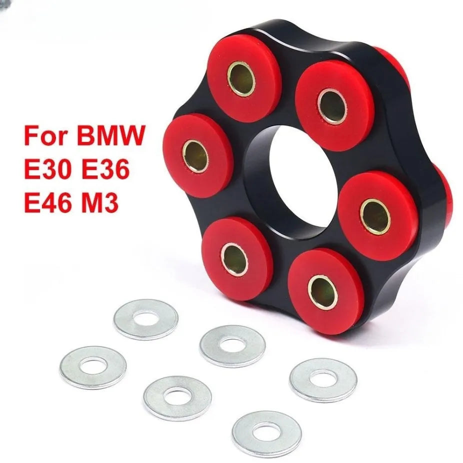 Red polyurethane aluminium drive shaft bracket for BMW E28 533i 535i 535is M5 models