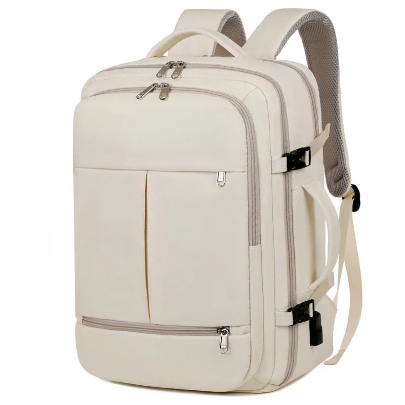 Large waterproof oxford cloth backpack with multiple pockets for 15.6 inch computers and business travel