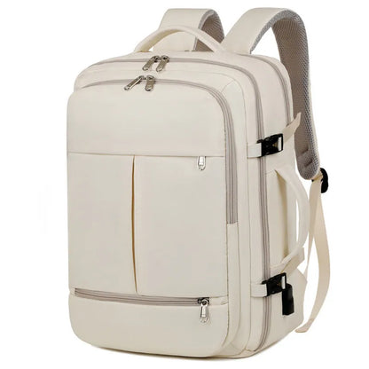 Large waterproof oxford cloth backpack with multiple pockets for 15.6 inch computers and business travel
