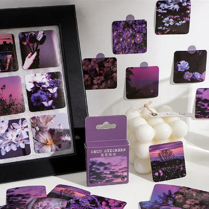 Nordic style decorative stickers box containing 46 sheets with 23 patterns in six colour themes