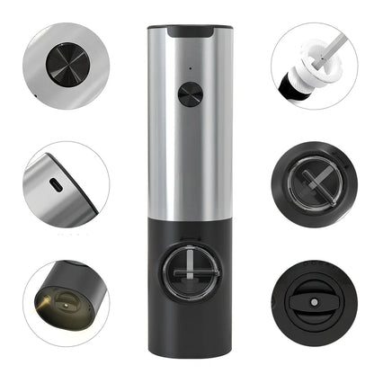 Home Simple Pepper Grinder with adjustable coarse to fine settings, 165mm height
