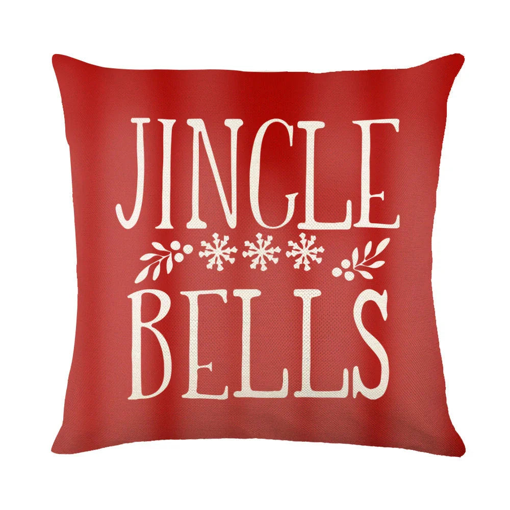 Cozy snowflake throw pillow covers with vibrant holiday designs in multiple color options