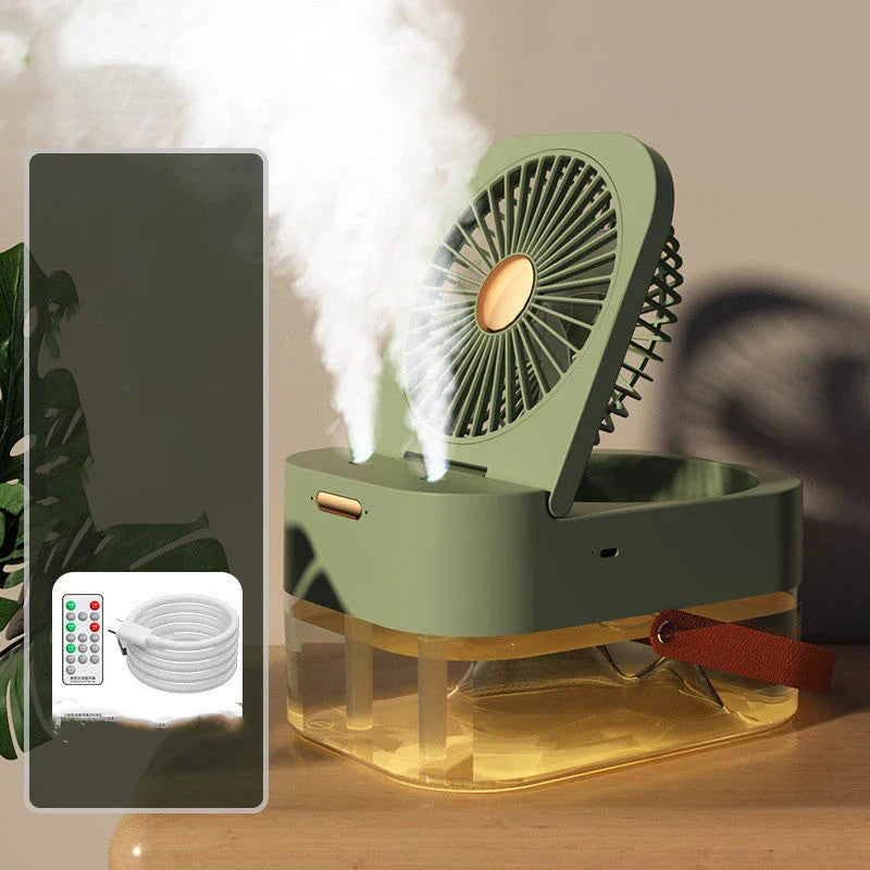 Versatile 3-in-1 Portable Air Cooler, Humidifier, and Fan with Remote Control for Refreshing and Comfortable Home or Office Environment