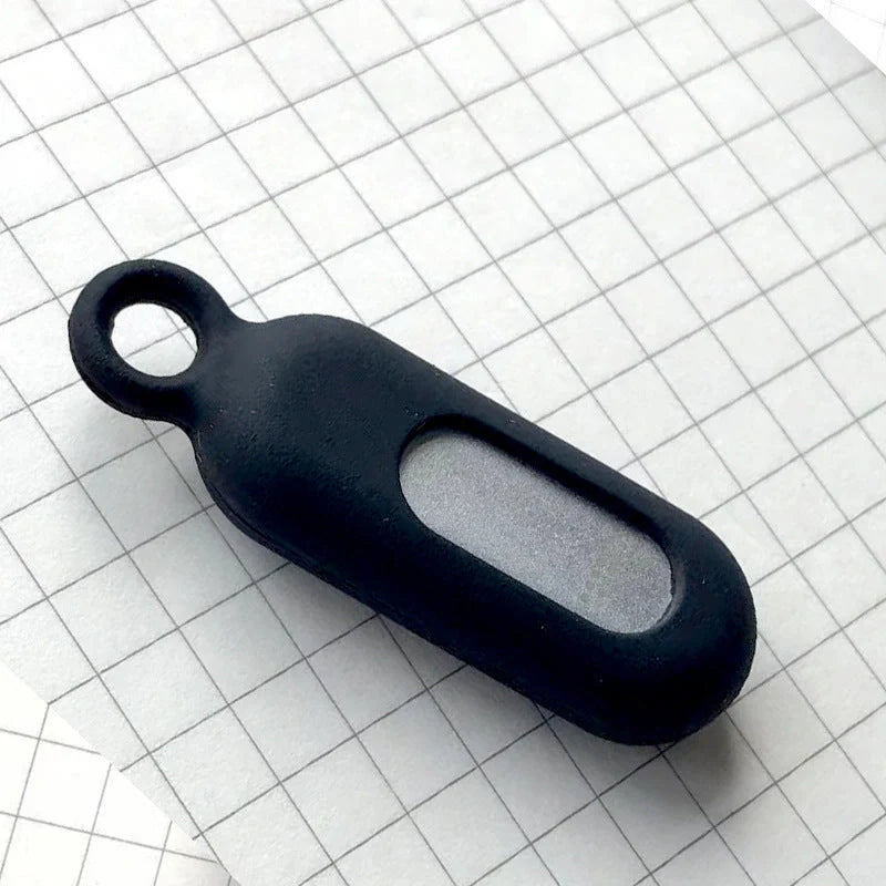 Compact aluminium cell phone infrared remote control with glossy black finish