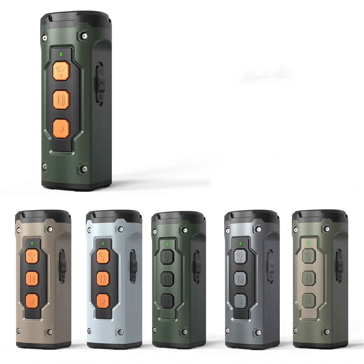 Dog Drive Ultrasonic Three-head Bark Plug Torch with LED Flashlight in multiple colours