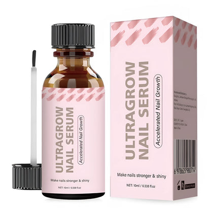 Super Growth Nail 10ml strengthening essence serum bottle with neutral packaging