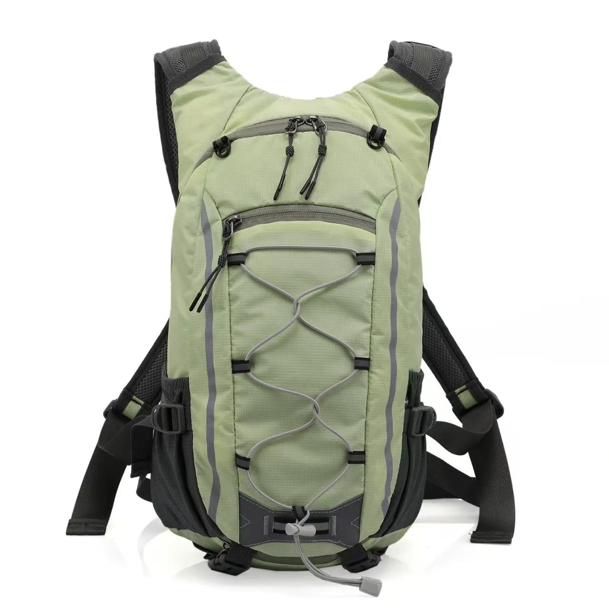Cycling vest backpack in nylon, 20L capacity, breathable waterproof ultra-light design, shown in yellow