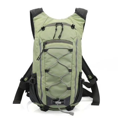 Cycling vest backpack in nylon, 20L capacity, breathable waterproof ultra-light design, shown in yellow