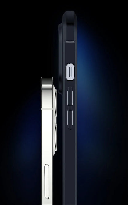 TPU phone case for iPhone 14 series in cool black with lens fine hole and all-inclusive cover