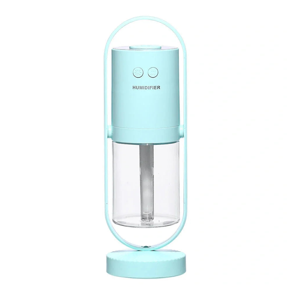 200ml portable humidifier with USB cable in pink, dark blue, sky blue or white colours