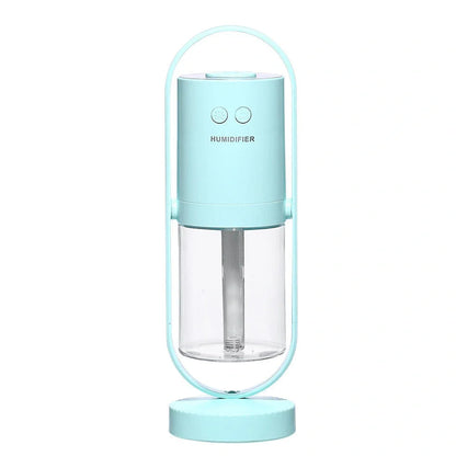 200ml portable humidifier with USB cable in pink, dark blue, sky blue or white colours
