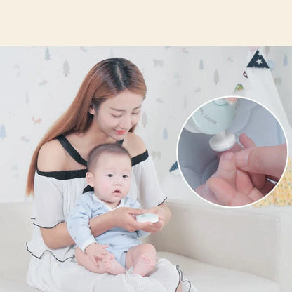 Baby Electric Nail Grinder with silent design and multiple grinding heads