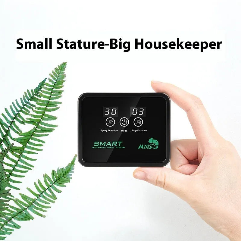 Rain Forest cylinder timing spray system for simulated rainfall humidification, 0.7KG, intelligent spray unit