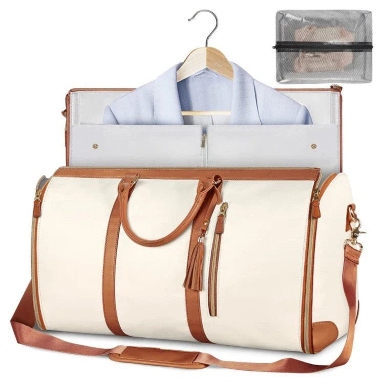 Stylish and durable carry-on travel bag with convenient organization pockets and versatile storage options